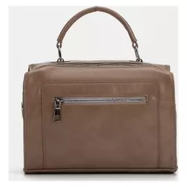 Саквояж, отдел на молнии, 4 наружных кармана, цвет бежевый