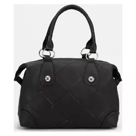 Саквояж, отдел на молнии, наружный карман, длинный ремень, цвет чёрный