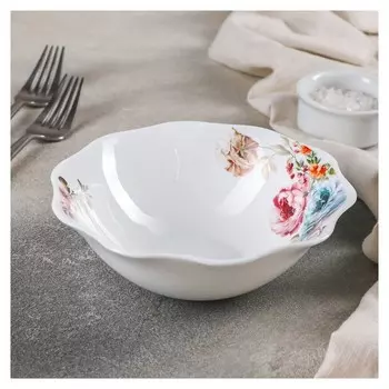 Салатник «Душистые пионы», 15×5 см