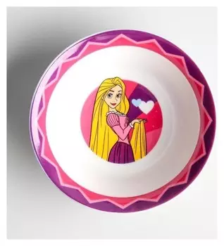 Салатник керамический детский, принцессы, 360 мл, 140мм