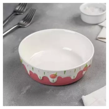 Салатник Клубничка, 15х5 см