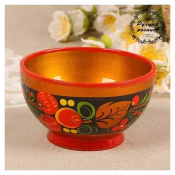 Салатник, малый, 11×5 см, хохлома