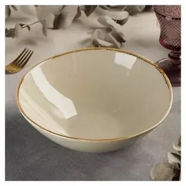 Салатник «Опал», 1,3 л, 22×7,3 см, цвет бежевый