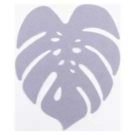 Салфетка декоративная "Тропики" серая, 36,5 х 30 см, 100% п/э, фетр