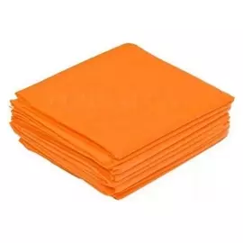 Салфетка гигиен, 40x50, спандбонд пл.30 оранжевый 100 шт/уп
