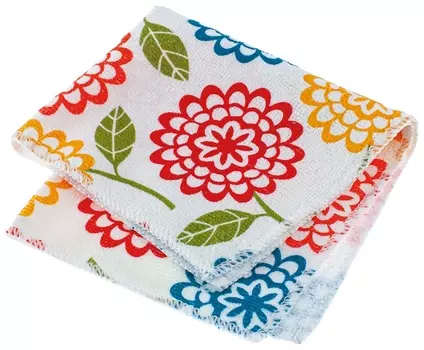 Салфетка из микрофибры универсальная, 300 х 300 мм, с цветами, Home Palisad