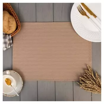 Салфетка "Этель" 32х45 см, цв. кофейный, 60% хл 40% пэ, 370 г/м2