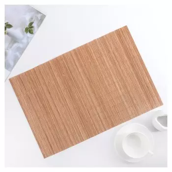 Салфетка кухонная 39х30 см "Гладь", цвет бежевый