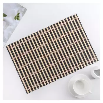 Салфетка кухонная «Путь», 45×30 см, цвет чёрный