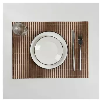 Салфетка кухонная «Соломка коричневая», 45×30 см