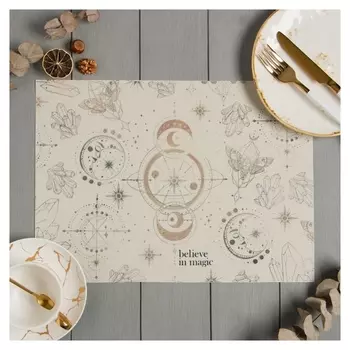 Салфетка на стол доляна "Believe In Magic" ПВХ 40*29см