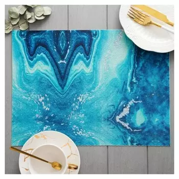 Салфетка на стол "Мрамор"