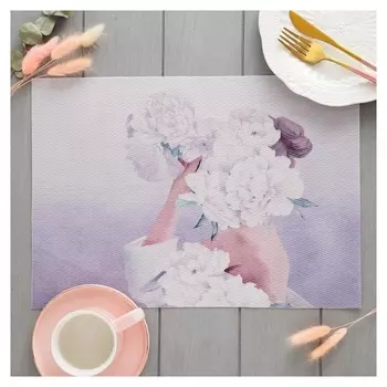 Салфетка на стол "Нежность" пвх, 40х29 см