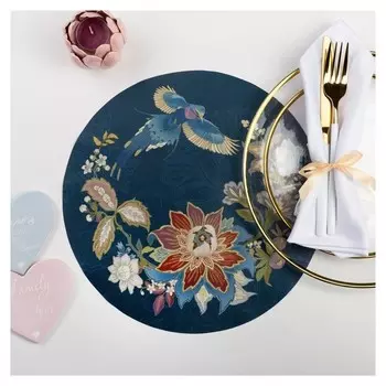 Салфетка на стол "Птица счастья" 30 х 30 см, 100 % п/э, оксфорд 420 г/м2