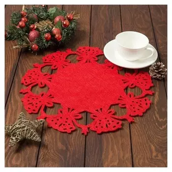 Салфетка сервировочная "Колокольчики" d 30 см