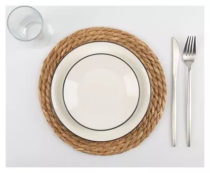 Салфетка сервировочная «Жгут», 25×25×0,5 см