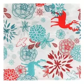 Салфетки бумажные «Новогодние узоры», 33х33 см, набор 20 шт.
