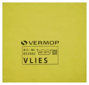 Салфетки хозяйственные Vermop Vlies вискоза 38х40см 852005 желтая 5шт/уп