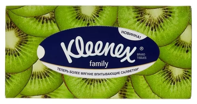 Салфетки косметические Kleenex Family 150шт/уп