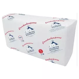 Салфетки Profi Pack 2 сл. 33х33 белые 200 шт./уп.