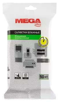 Салфетки Promega Office влажные очищающие универсальные, 50шт.