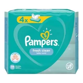 Салфетки влажные детские Pampers Fresh Clean 208шт