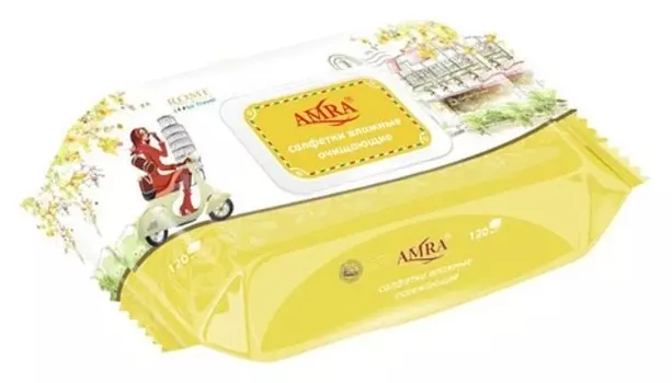 Салфетки влажные освежающие Rome