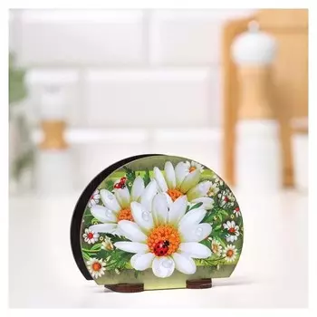 Салфетница "Букашка в ромашке", 13х10х5 см