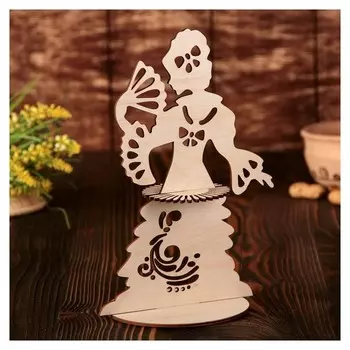 Салфетница «Дама с веером», 23,5×16×0,3 см