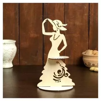 Салфетница «Дама в шляпе», 24×13×0,3 см