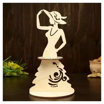 Салфетница "Девушка в шляпе"