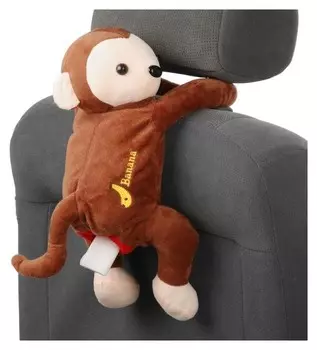 Салфетница в автомобиль на спинку сиденья "Обезьянка"