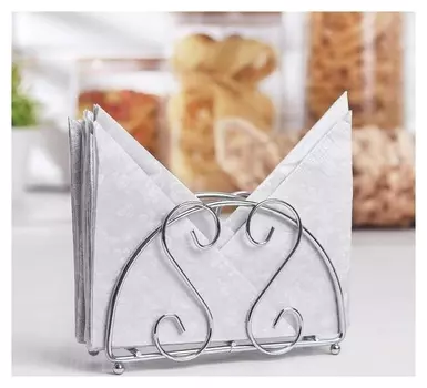 Салфетница «Завитки», 13,5×3,5×9 см