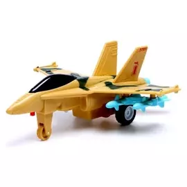 Самолет инерционный «Истребитель», световые и звуковые эффекты