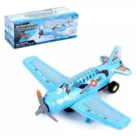 Самолет «Воздушные силы», работает от батареек, свет и звук