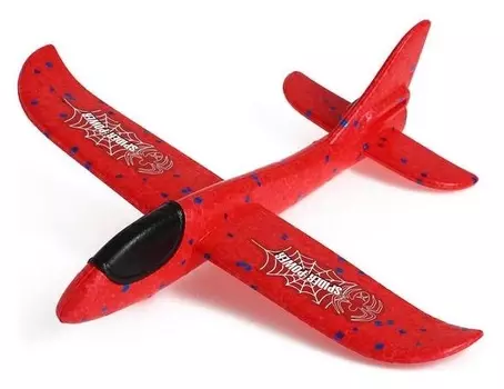 Самолёт Spider-power 28х30см, красный