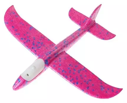 Самолёт Запуск, пенопласт, светодиоды