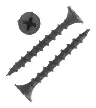Саморез Tundra 3,5х32, потай, крупная резьба,шлиц PH, фосфатированный, 1 кг