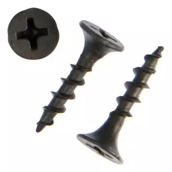 Саморезы гипсокартон-дерево Tundra 3.5x19, фосфат., 40 шт.