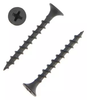 Саморезы гипсокартон-дерево Tundra 3.5x35, фосфат., 30 шт.