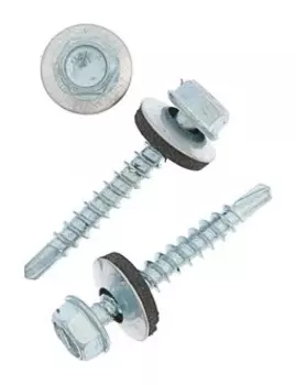 Саморезы кровельные 4.8х35 мм, сверло, оцинкованные, 60 шт.