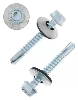 Саморезы кровельные Tundra с буром 5.5x38, цинк, 50 шт.