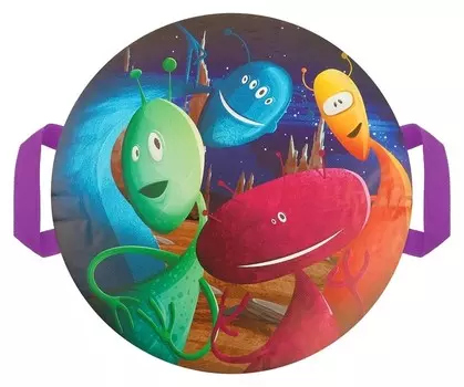 Санки-ледянки «Инопланетяне - 2», D=45 см