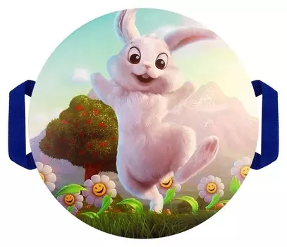 Санки-ледянки «Зайчик», D=40 см