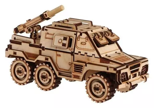 Сборная модель «Бтр с миномётом»