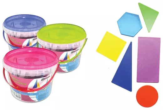 Счетные материалы "Геометрическая мозаика" 120 элементов