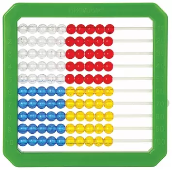 Счеты детские пифагор "Учись считать!", 160х160 мм, 105857