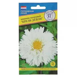Семена цветов нивяник махровый "Крейзи дейзи", Мн, 0,1 г