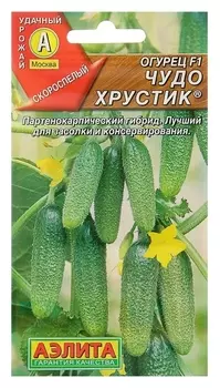 Семена огурец "Чудо хрустик" F1, партенокарпический, 10 шт.