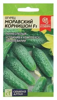 Семена огурец "Моравский корнишон", F1, сем. алт, ц/п, 0,3 г